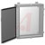 Hammond Manufacturing - 1418N4C10 - enclosure - NEMA 4 single door ANSI 61 grey steel with inner panel|70305910 | ChuangWei Electronics