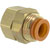 SMC Corporation - KQ2E13-36 - 3/8IN. NPT THREAD 1/2IN. OD TUBE PNEUMATIC FEMALE BULKHEAD|70070398 | ChuangWei Electronics