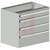 Sovella Inc - 60935302 - casters 2x5.91 3x3.94 Drawer unit 75/66-2|70701864 | ChuangWei Electronics