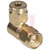 Johnson-Cinch Connectivity Solutions - 142-0203-101 - Brass Gold over Nickel 50 Ohms Right Angle SMA Plug, Clamp|70090270 | ChuangWei Electronics