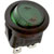 ZF Electronics - RRA22H3BBGLN - QC 125VAC 10A No Legend Green Neon Illuminated Round ON-OFF SPST Rocker Switch|70207296 | ChuangWei Electronics