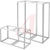 Hoffman - PF20165 - Steel 2000x1600x500mm Frame 2000x1600x500mm LtGray|70311542 | ChuangWei Electronics