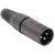 RS Pro - 457960 - 3 way blk chrome finish XLR plastic plug|70638450 | ChuangWei Electronics