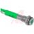 APEM Components - Q6F1CXXG12E - green 12Vdc 6mm flush bright chrome LED|70066377 | ChuangWei Electronics