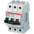 ABB - S203U-K4 - UL 489 Screw Terminals Handle 240VAC 4A K Curve 3-Pole Circuit Breaker|70370380 | ChuangWei Electronics