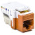 HellermannTyton - RJ45FC5E-ORN - CAT 5E KEYSTONE JACK - ORANGE TELECOM|70163017 | ChuangWei Electronics