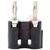 G&H Industries - 210-103 REV 001 - Nickel PlatedContacts Dual Banana Plug - Black|70404316 | ChuangWei Electronics