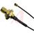 Amphenol RF - 336303-12-0300 - 300 mm SMA Bulkhead Jack to AMC Plug on 1.13mmcable|70275103 | ChuangWei Electronics