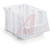 Sovella Inc - 1525-1-30 - Stacking Bin - Crystal Clear - 9.84