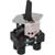 Crouzet Automation - 81715511 - Black Lever Spring Return Dual Valve 3 Position Pneumatic CONTROL Valve Manual|70158927 | ChuangWei Electronics