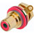 Neutrik - NYS367-2 - Rean Jack RCA - panel - gold - red|70549464 | ChuangWei Electronics