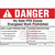 Panduit - PPS0507W2100-F - French WARNING Pot Arc Flash adhesive polyester sign black/orange 5.00