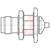 TE Connectivity - 1057676-1 - RG402 Solder Termination jack Straight 50Ohms Panel Mount TNC Connector|70287530 | ChuangWei Electronics