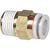 SMC Corporation - KQ2H06-M5 - brass PBT, PP 1.0 MPa (Max.) 17.8 mm M5 10 mm 6 mm Fitting|70070833 | ChuangWei Electronics