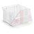 Sovella Inc - 1520-1-45 - Stacking Bin - Crystal Clear - 7.55