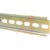 Bud Industries - DNR-4790 - Pak of 10 35 x 6.3mm Mounting Slots 1 Meter Long 7.5mm High 35mm Steel DIN Rail|70244521 | ChuangWei Electronics