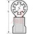 Molex Incorporated - 19075-0011 - Stud Size 10 InsulKrimp Steel Star Ring Tongue Terminal for 18-22 AWG Wire|70090700 | ChuangWei Electronics