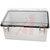 Bud Industries - PTQ-11050-C - PTQ Series 10.24x6.3x3.94 in. Clear Cover PC 10% Fiberglass Box-Lid Enclosure|70576435 | ChuangWei Electronics