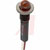 VCC (Visual Communications Company) - 6091M1-24V - 4.4" Leads 22 AWG 0.38" MH 24 V Oil Tight Pnl-Mnt; Red LED Indicator|70130296 | ChuangWei Electronics