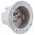 Pass & Seymour - L730FI - Gray NEMA: L7-30P 277V 30A 3 Wire Ground Tunlok Flanged Inlet Inlet|70050645 | ChuangWei Electronics