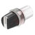 EAO - 45-2845.3E90.002 - white 4x90 Grad Knob maint. 4 Pos. Metal/Plastic Selector switch|70734593 | ChuangWei Electronics