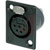 Neutrik - NC6FP-B-1 - RECEPTACLE P SERIES 6 PIN FEMALE|70088499 | ChuangWei Electronics