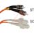 Quest Technology International, Inc. - NFO-SCST-M6DX-1M - ST-SC 1M DUPLEX MULTI MODE FIBER OPTIC PATCH CORD|70121416 | ChuangWei Electronics