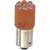 SloanLED - 197-DP121 - GaAIA 1.16In. 30deg 660nm 20mA 12V 0.36In. Bayonet 1250mcd Red T-3 1/4 Lamp, LED|70015427 | ChuangWei Electronics