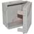 Bud Industries - NBF-32110 - NBF Series NEMA 4X 5.9x5.9x3.54 In Gray ABS/PC,UL94-5VA Box-Lid Enclosure|70148018 | ChuangWei Electronics