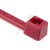 HellermannTyton - T18R2M4 - 1000/pkg Red PA66 18lb Tensile Strength 4