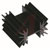 Wakefield - 657-25ABPE - 2.7C/W 25C @ 6W 41.9 x 25.4 mm 63.5 mm Vertical Heatsink|70236697 | ChuangWei Electronics