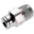 Norgren - 124250638 - 3/8 X 3/8 NPT MALE ADAPTER nkl pl Fitting|70436626 | ChuangWei Electronics