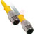 TURCK - WKB 5T-2 - 105 degC 250 V 4 A PVC 5 x 22 AWG 2 m Yellow Right Angle Female Cordset|70036056 | ChuangWei Electronics