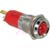 CML Innovative Technologies - 19210350 - Satin Chrome 20mA QC/Solder Tab 24VDC 14mm 150mcd Red LED Indicator,Pnl-Mnt|70011631 | ChuangWei Electronics