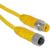 Lumberg Automation / Hirschmann - RST 5-RKT 5-612/1M - 600000876 YELLOW PVC 1M 5 POLE M12 MALE STRAIGHT TO FEMALE STR CORDSET|70051188 | ChuangWei Electronics