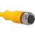 TURCK - RKC 4.4T-10-RSC 4.4T - PVC 10 meters 4 cond. M12 Male to M12 Female; Yellow Cordset|70231432 | ChuangWei Electronics