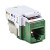 HellermannTyton - RJ45FC6-GRN - 1/bag Green Category 6 Modular Keystone Jack|70328363 | ChuangWei Electronics