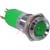 Wamco Inc. - WL-192A0251 - SATIN BEZEL 12V GREEN 14MM INDICATOR|70117713 | ChuangWei Electronics