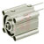 SMC Corporation - CDQ2KA40-50DZ - 50mm Stroke Double Action Pneumatic Compact Cylinder 40mm Bore|70331204 | ChuangWei Electronics